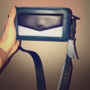 Michael Kors blue camera bag